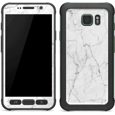 White Marble Galaxy S7 Active Skin