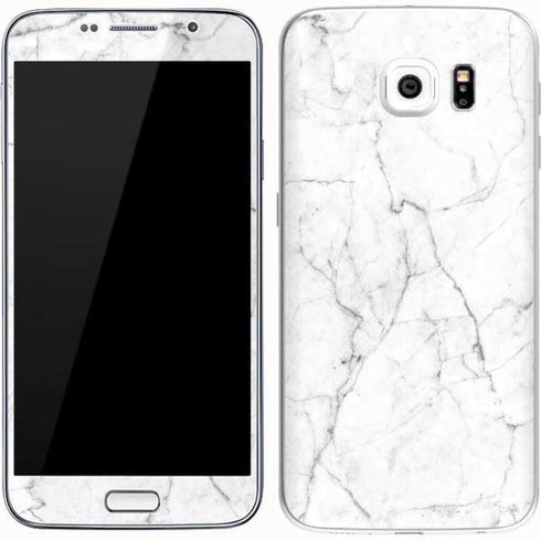 White Marble Galaxy S7 Skin