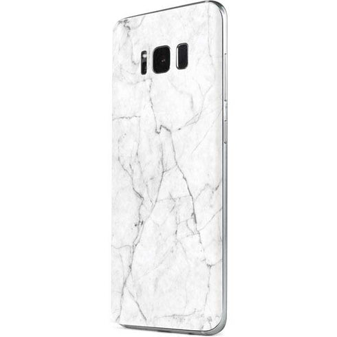 White Marble Galaxy S8 Skin