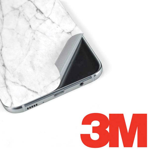 White Marble Galaxy S8 Skin