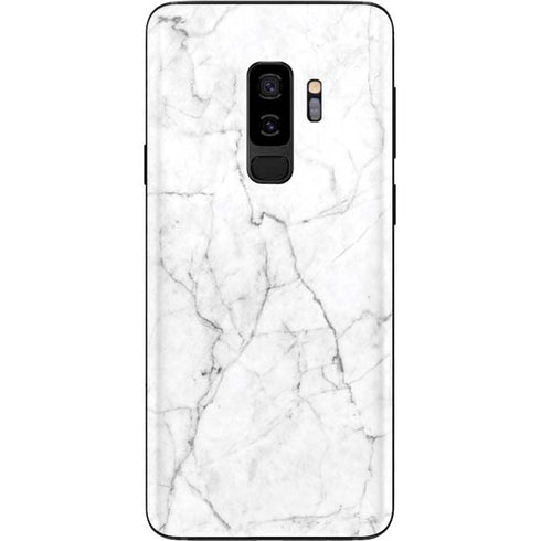 White Marble Galaxy S9 Plus Skin
