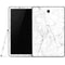 White Marble Samsung Galaxy Tab Skin