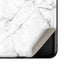 White Marble Galaxy Z Flip Skin