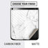 White Marble Galaxy Z Flip Skin