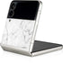 White Marble Galaxy Z Flip3 5G Skin