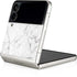 White Marble Galaxy Z Flip4 5G Skin
