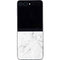 White Marble Galaxy Z Flip5 5G Skin