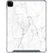 White Marble iPad Pro 12.9in (2020) Clear Case