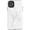 White Marble iPhone 11 Impact Case