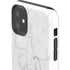 White Marble iPhone 11 Impact Case