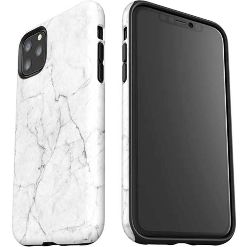 White Marble iPhone 11 Pro Max Impact Case