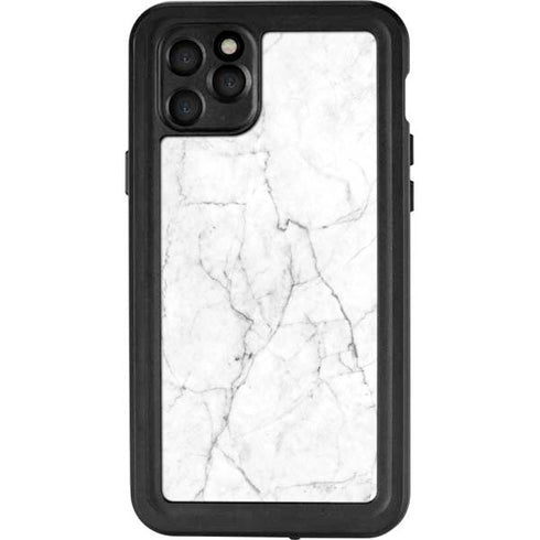 White Marble iPhone 11 Pro Max Waterproof Case