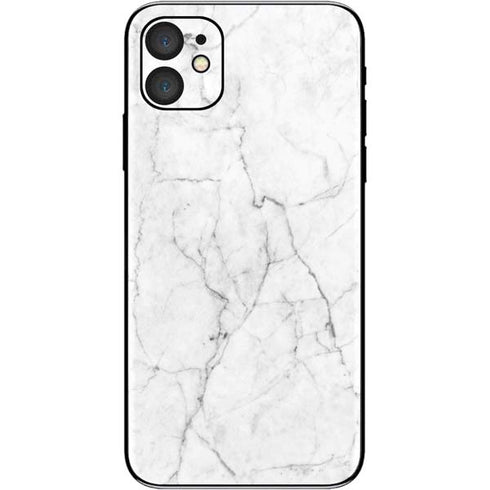 White Marble iPhone 11 Skin