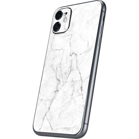 White Marble iPhone 11 Skin