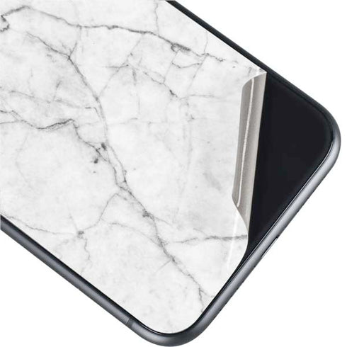 White Marble iPhone 11 Skin