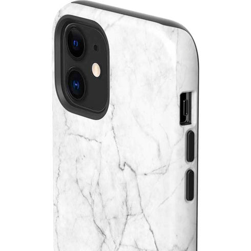White Marble iPhone 12 Impact Case