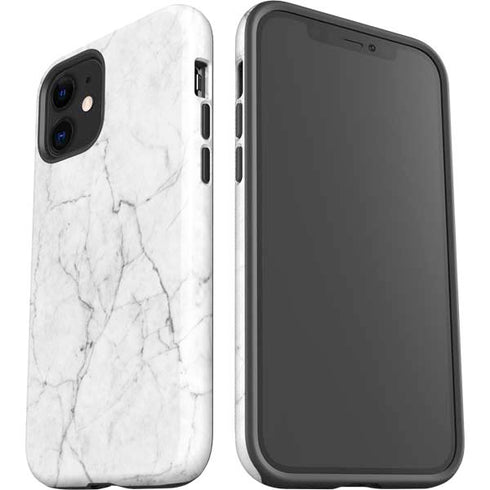 White Marble iPhone 12 Impact Case