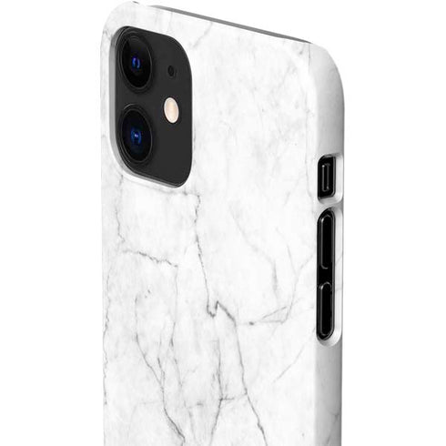 White Marble iPhone 12 Mini Lite Case