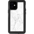 White Marble iPhone 12 Mini Waterproof Case