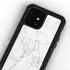 White Marble iPhone 12 Mini Waterproof Case