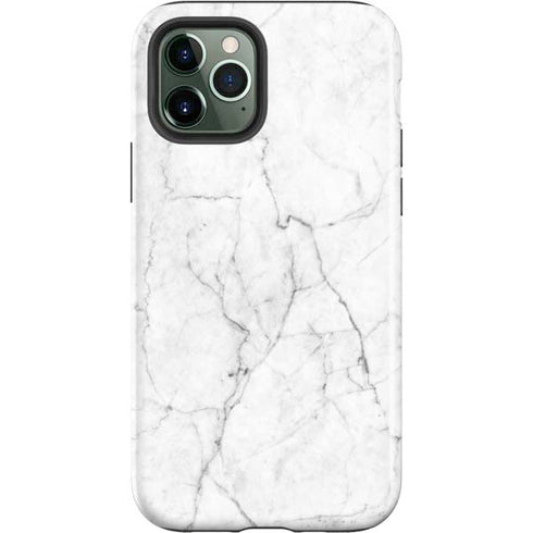 White Marble iPhone 12 Pro Max Impact Case