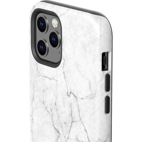 White Marble iPhone 12 Pro Max Impact Case