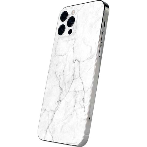 White Marble iPhone 12 Pro Max Skin