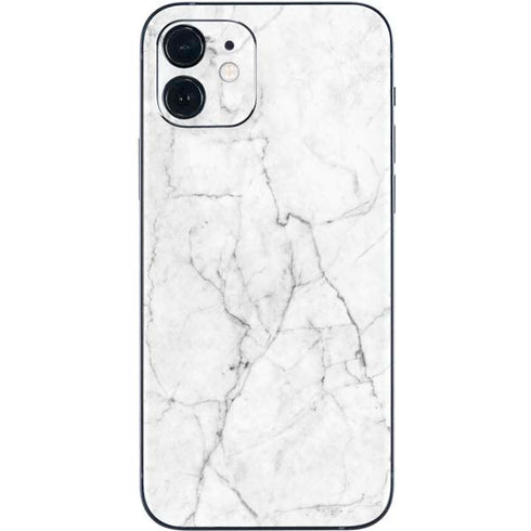 White Marble iPhone 12 Skin
