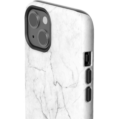 White Marble iPhone 13 Impact Case