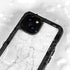 White Marble iPhone 13 Mini Waterproof Case
