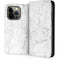 White Marble iPhone 13 Pro Folio Case