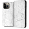 White Marble iPhone 13 Pro Max Folio Case