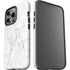 White Marble iPhone 15 Pro Impact Case