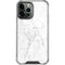 White Marble iPhone 14 Pro Max Clear Case