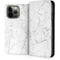 White Marble iPhone 14 Pro Max Folio Case