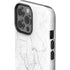 White Marble iPhone 14 Pro Max Impact Case