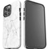 White Marble iPhone 15 Pro Max Impact Case