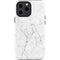 White Marble iPhone 15 Pro Max Impact Case