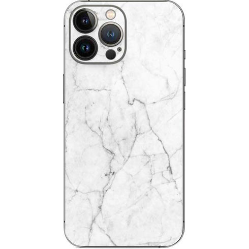 White Marble iPhone 14 Pro Max Skin