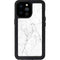 White Marble iPhone 14 Pro Max Waterproof Case