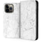 White Marble iPhone 15 Pro Max Folio Case