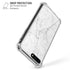 White Marble iPhone 7/8 Plus Clear Case