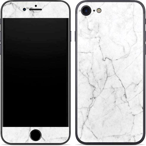 White Marble iPhone 7 Skin