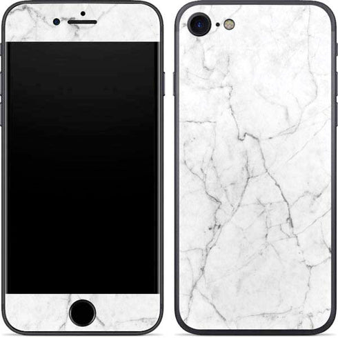 White Marble iPhone 8 Skin