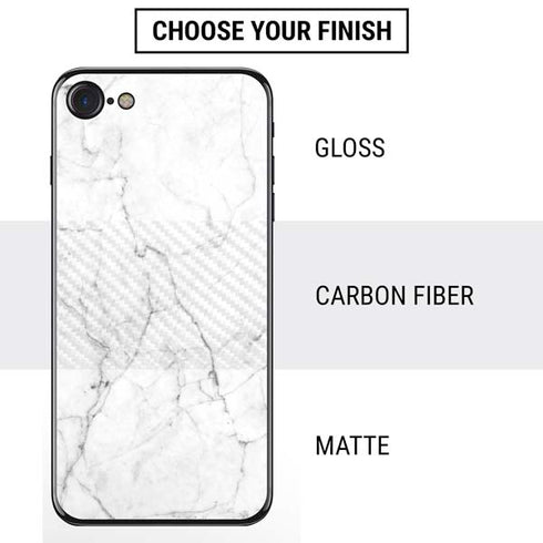 White Marble iPhone SE (2nd & 3rd Gen) Skin