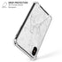 White Marble iPhone XS Max Clear Case