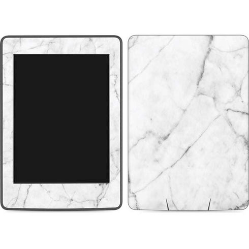White Marble Amazon Kindle Skin