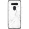 White Marble LG K51/Q51 Clear Case
