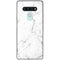 White Marble LG Stylo 6 Clear Case