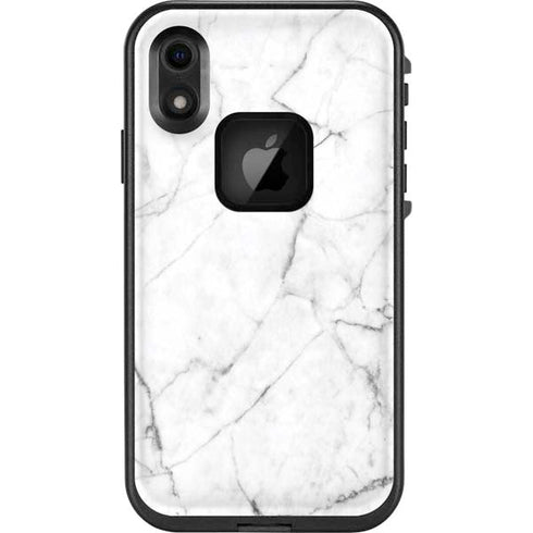 White Marble LifeProof Fre iPhone Skin